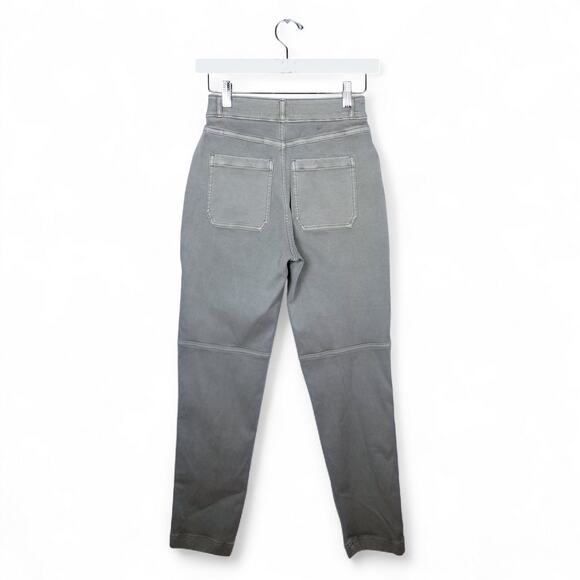 Spanx Stretch Twill Straight Leg Pant Hazy Olive Oil - Size XS - Picture 3 of 7
